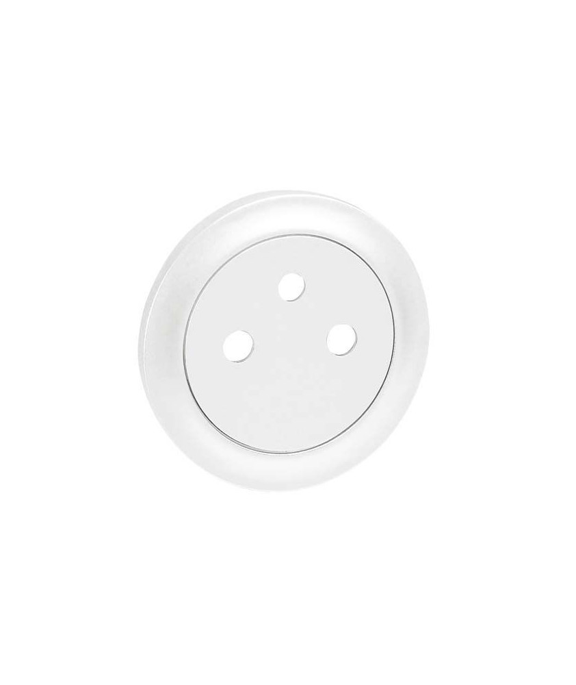 LEGRAND Céliane Enjoliveur prise de courant 2P+T affleurant blanc - 068111