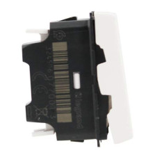 LEGRAND Mosaic Interrupteur va et vient étroit Blanc - 077001 / 278001L