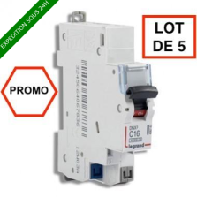 LOT DE 5 // LEGRAND DNX3...