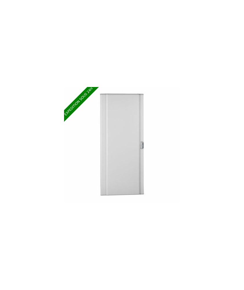 Porte galbée métal pour coffret et armoire XL³400 et XL³160 hauteur 1050mm