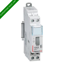 Télérupteur standard à vis 230 V~- 2P 250 V~ 16 A 2F 1 module - LEGRAND - 412412