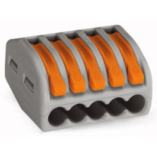 WAGO 222-415 - BORNES DE CONNEXION AVEC LEVIERS 5 X 4MM² 40 pièces