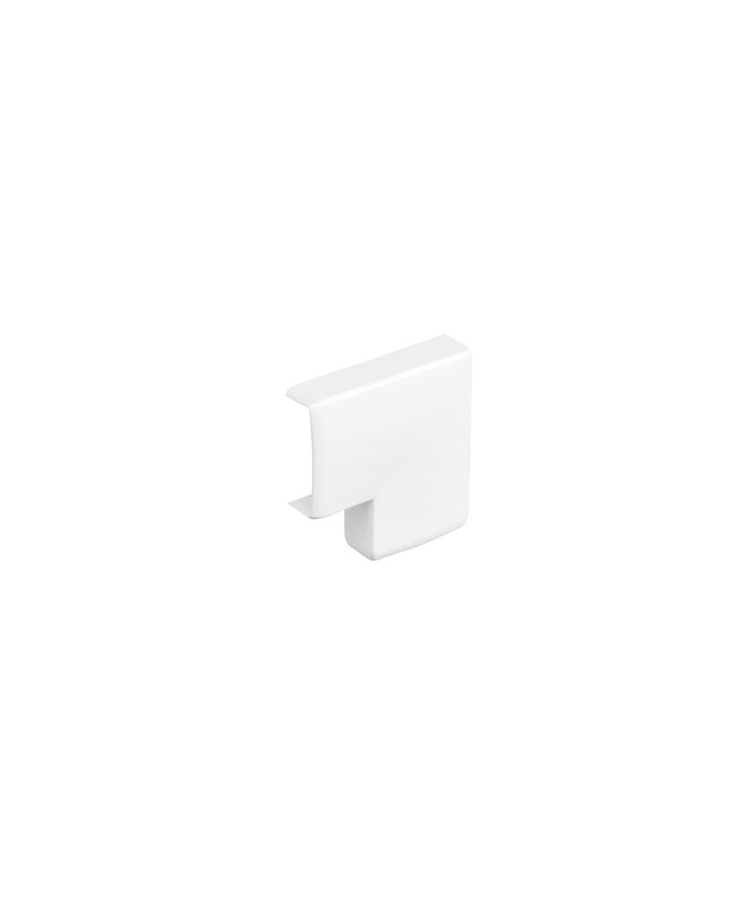 Angle plat pour moulure Keva 32mmx12mm - PVC Blanc Artic