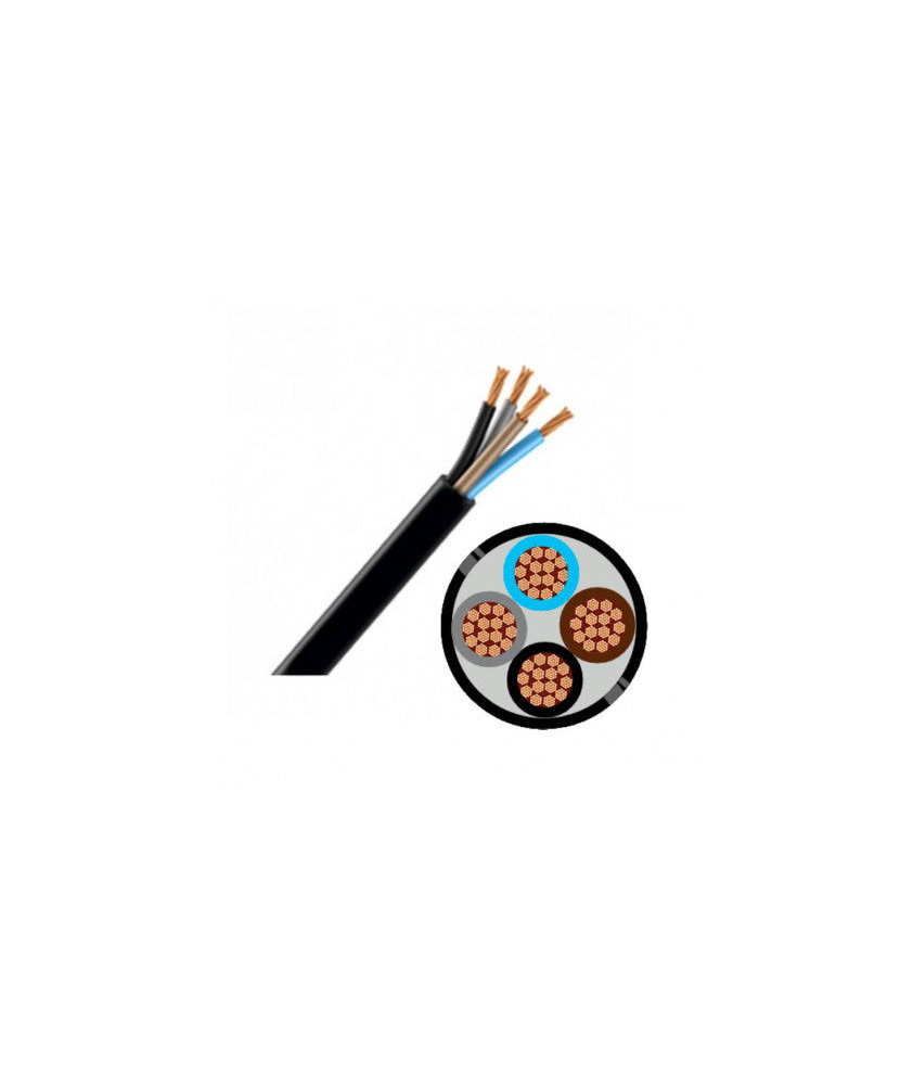 Cable rigide u-1000 r2v 4x35mm2 noir (prix au m)