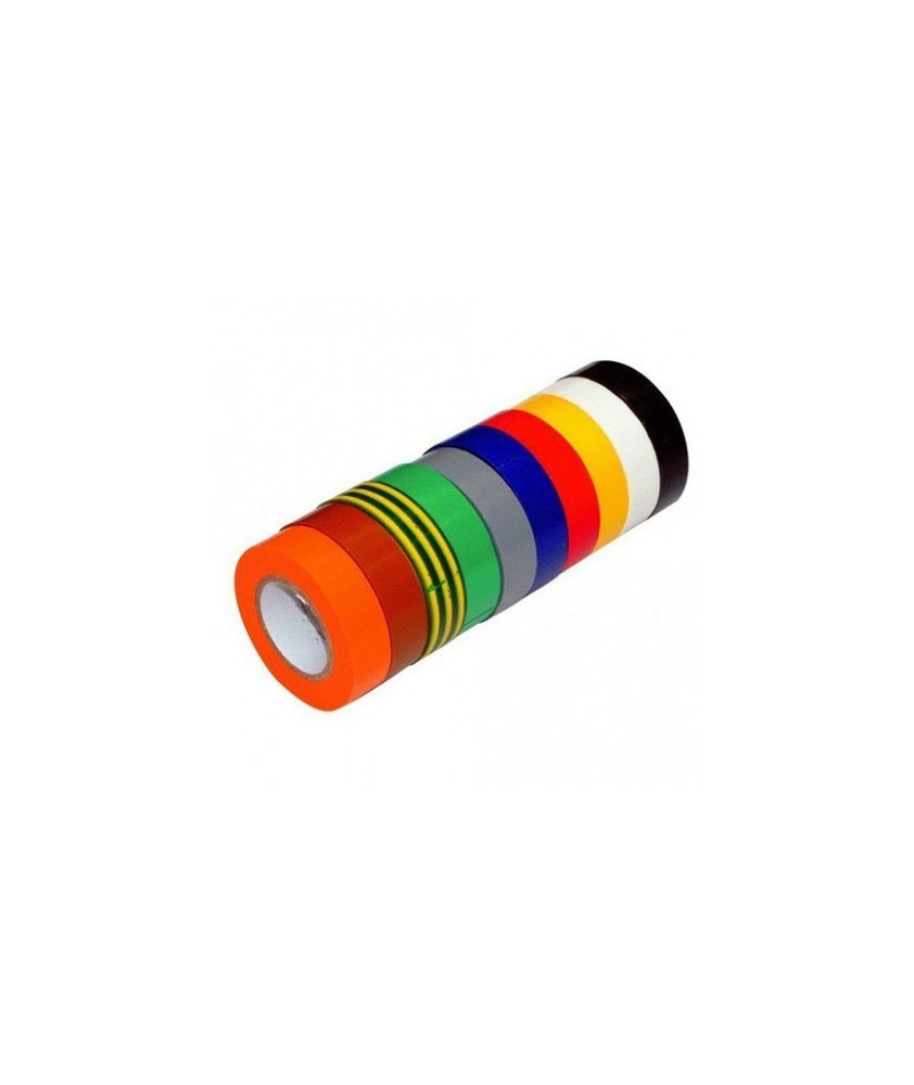 EUROHM 72010 - LOT DE 10, RUBAN ADHÉSIFS, PANACHÉS