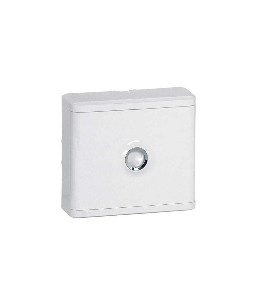 Habillage + porte blanche pour platine monophasée 401185 - LEGRAND