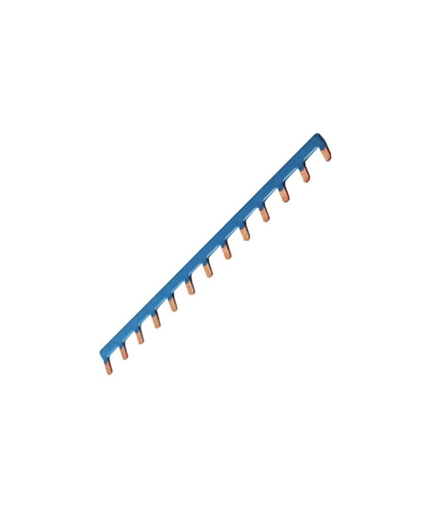 HAGER KB163N - Barre pontage, bleu, 63A, 13 modules