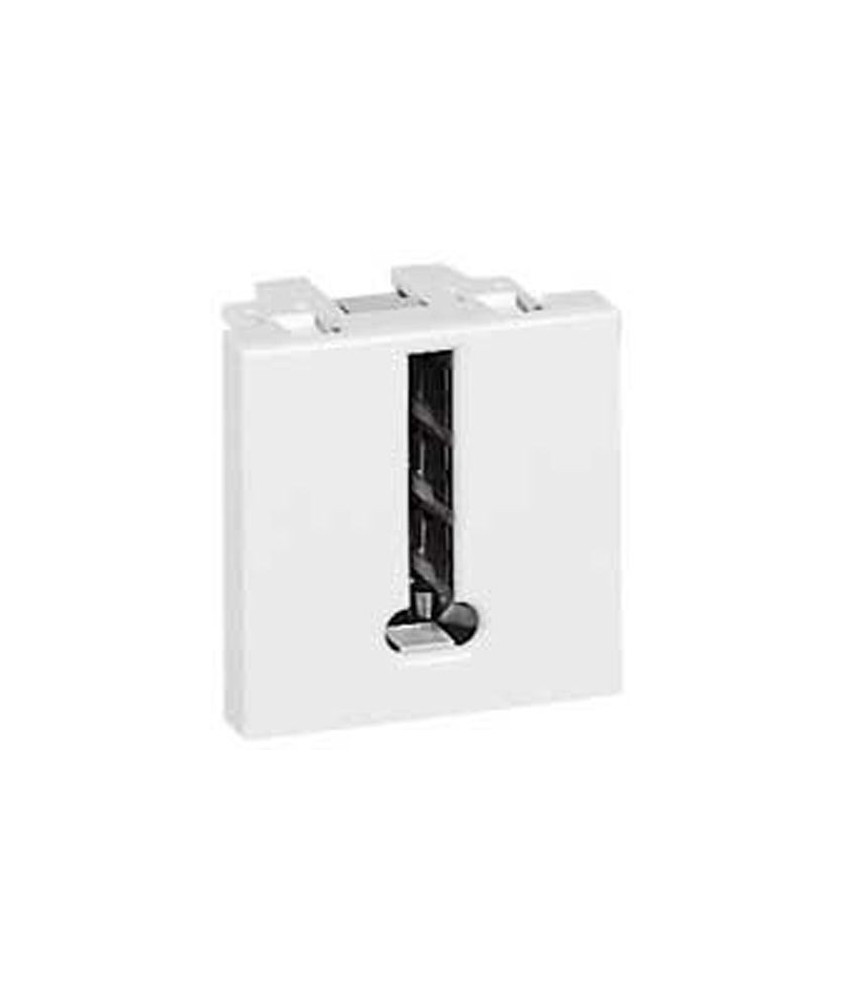 LEGRAND Mosaic Prise téléphone 8 contacts en T blanc - 078738