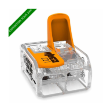 WAGO 221-612 - MINI BORNES DE CONNEXION AVEC LEVIERS 0,5 À 6MM² - 50 Pièces