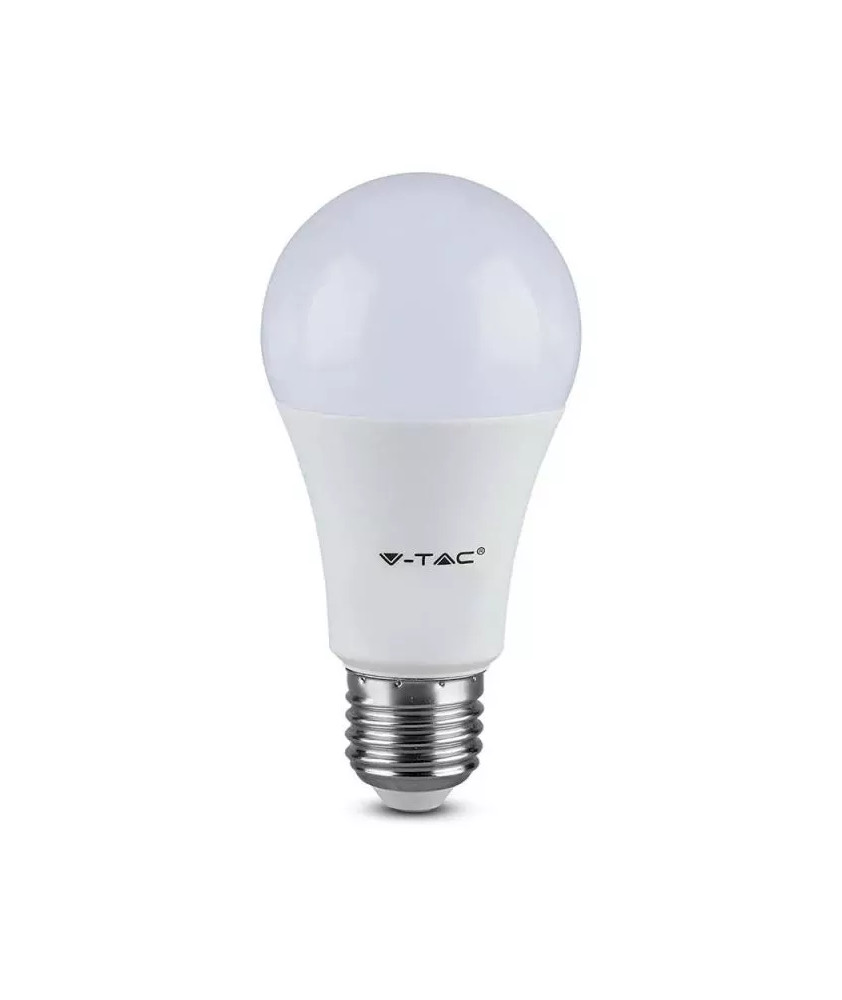 V-TAC VT-2099 Ampoule LED 9W E27 Bulb A60 blanc froid 6400K - SKU 7262