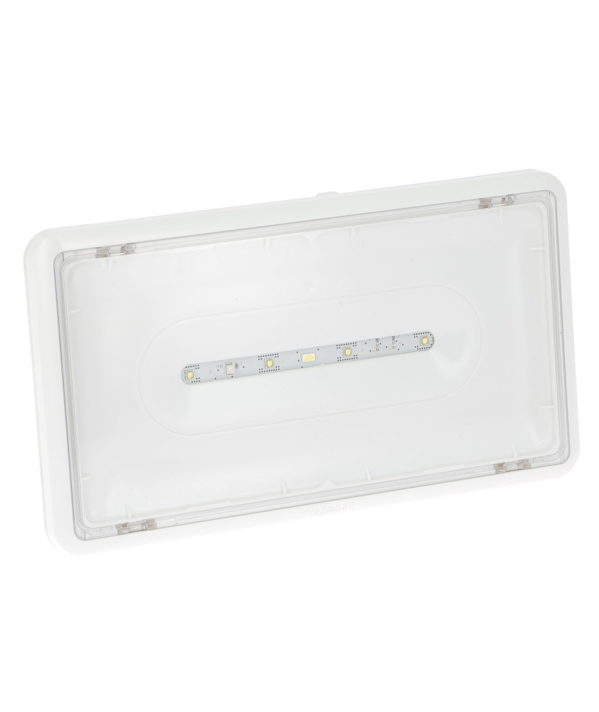 Legrand - BAES d'ambiance saillie IP43 IK07 plastique ECO1 SATI AutoDiag pour ERP et ERT - Réf : 062565