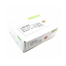 WAGO 221-612 - MINI BORNES DE CONNEXION AVEC LEVIERS 0,5 À 6MM² - 50 Pièces