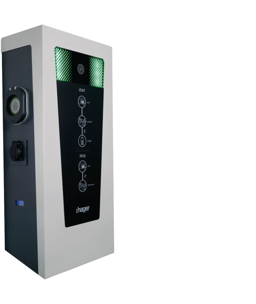 Borne de charge VE witty park 2x22kW 3P M3T2S M2TE IP54 IP réf: XEV601C