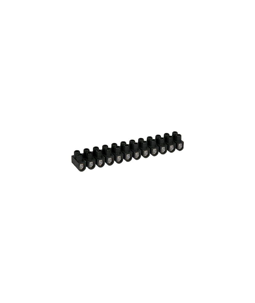 Barrette acier noire 16 mm² EUR'OHM 70009