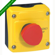 Boîte à bouton équipée...