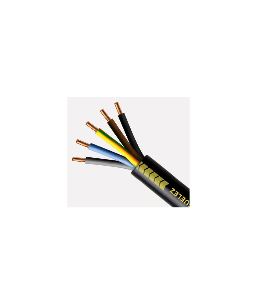 Câble U1000 R2V CU (Rigide) - 5G2.5 mm² - Couronne de 100m