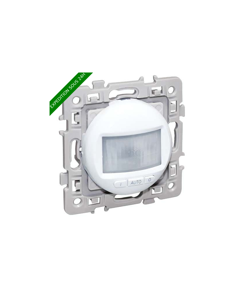 EUROHM Square Détecteur de mouvement sans neutre toutes charges 500W blanc - 60221