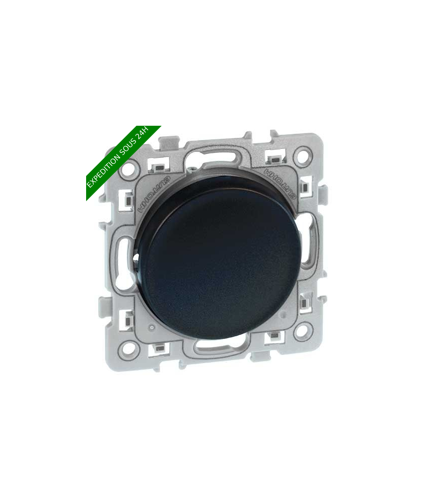 EUROHM Square Interrupteur va et vient anthracite - 60301