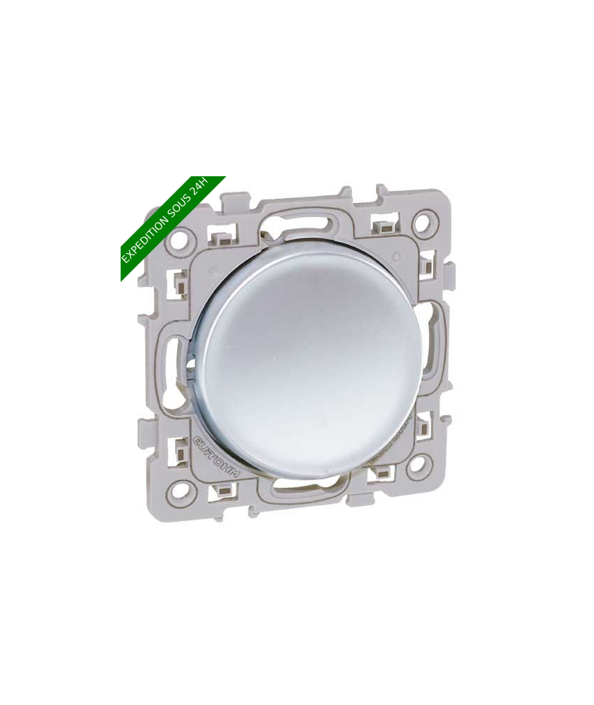 EUROHM Square Interrupteur va et vient silver - 60401