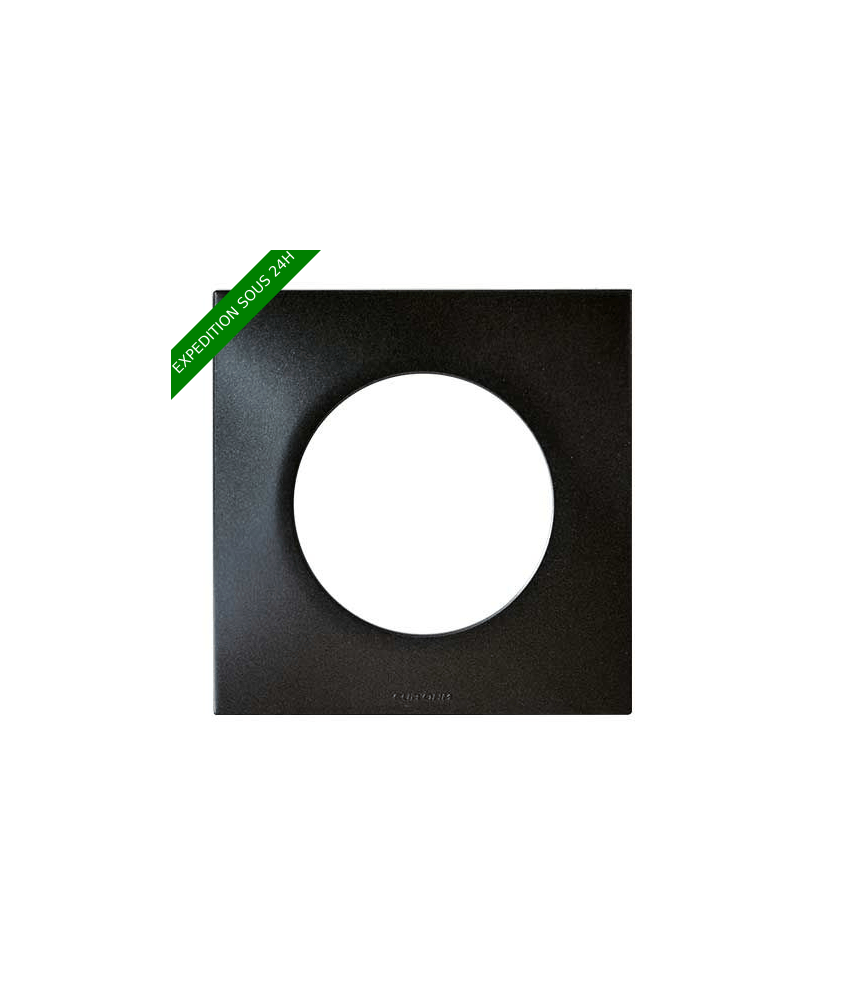 EUROHM Square Plaque simple anthracite - 60390