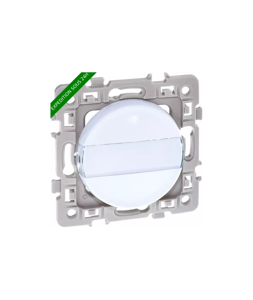 EUROHM Square porte-etiquette blanc - 60206