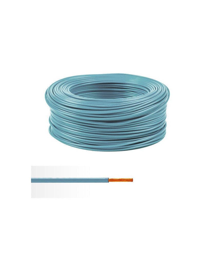 Fil électrique souple ho7v-k 25mm2 bleu (prix au m)
